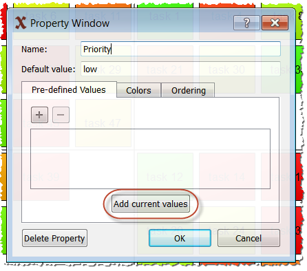 Edit pre-defined