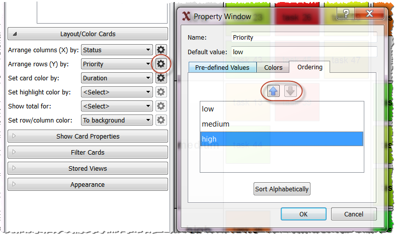 Edit property ordering