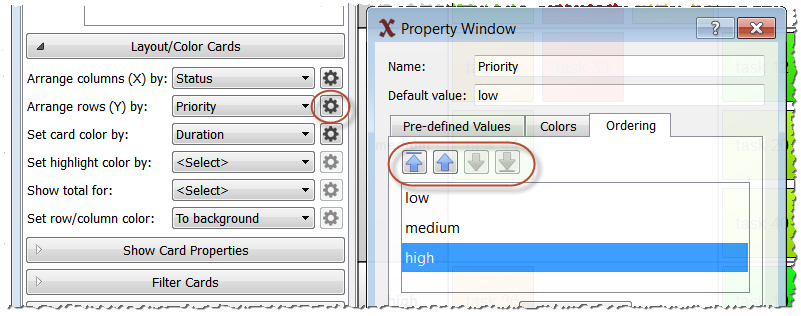 Edit property ordering