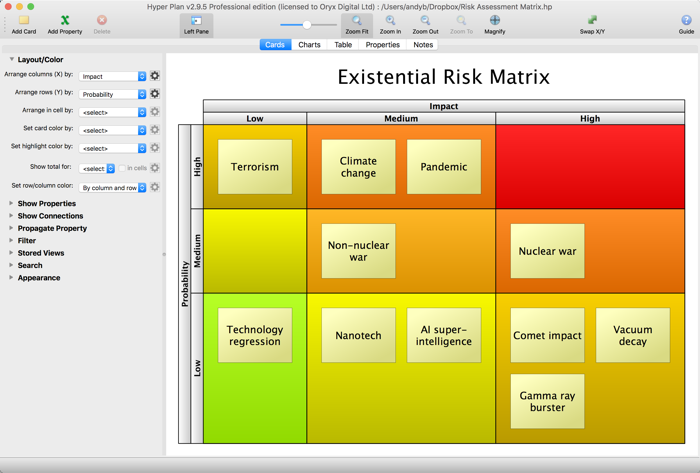Risk Assessment Matrix sample
