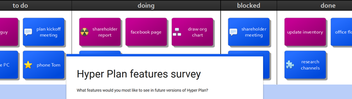 Hyper Plan v3 survey